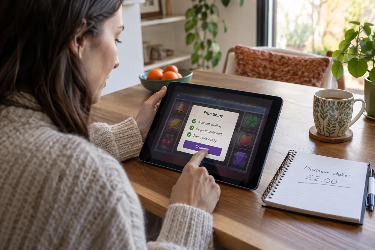 Adult reviewing tonybet bonus ireland casino games and formats before choosing