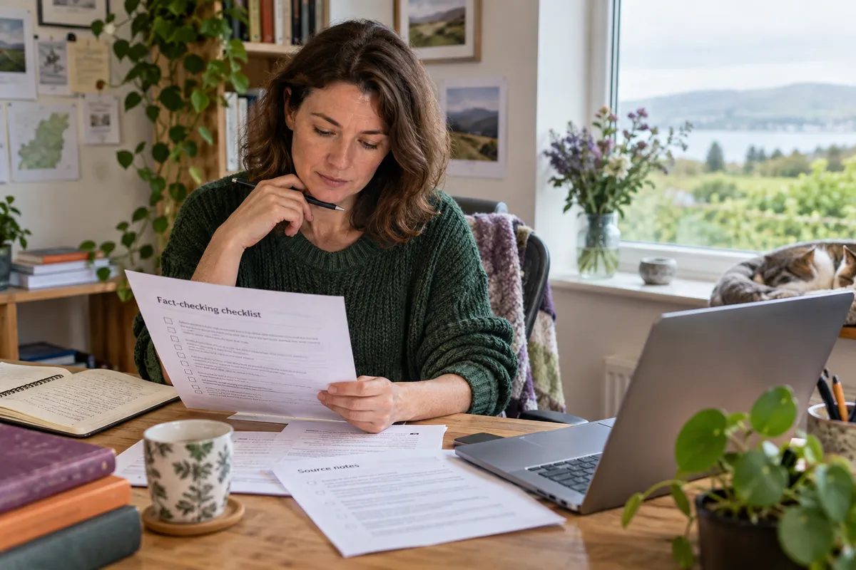 Adult researching about tonybet ireland guide in a bright Irish home setting
