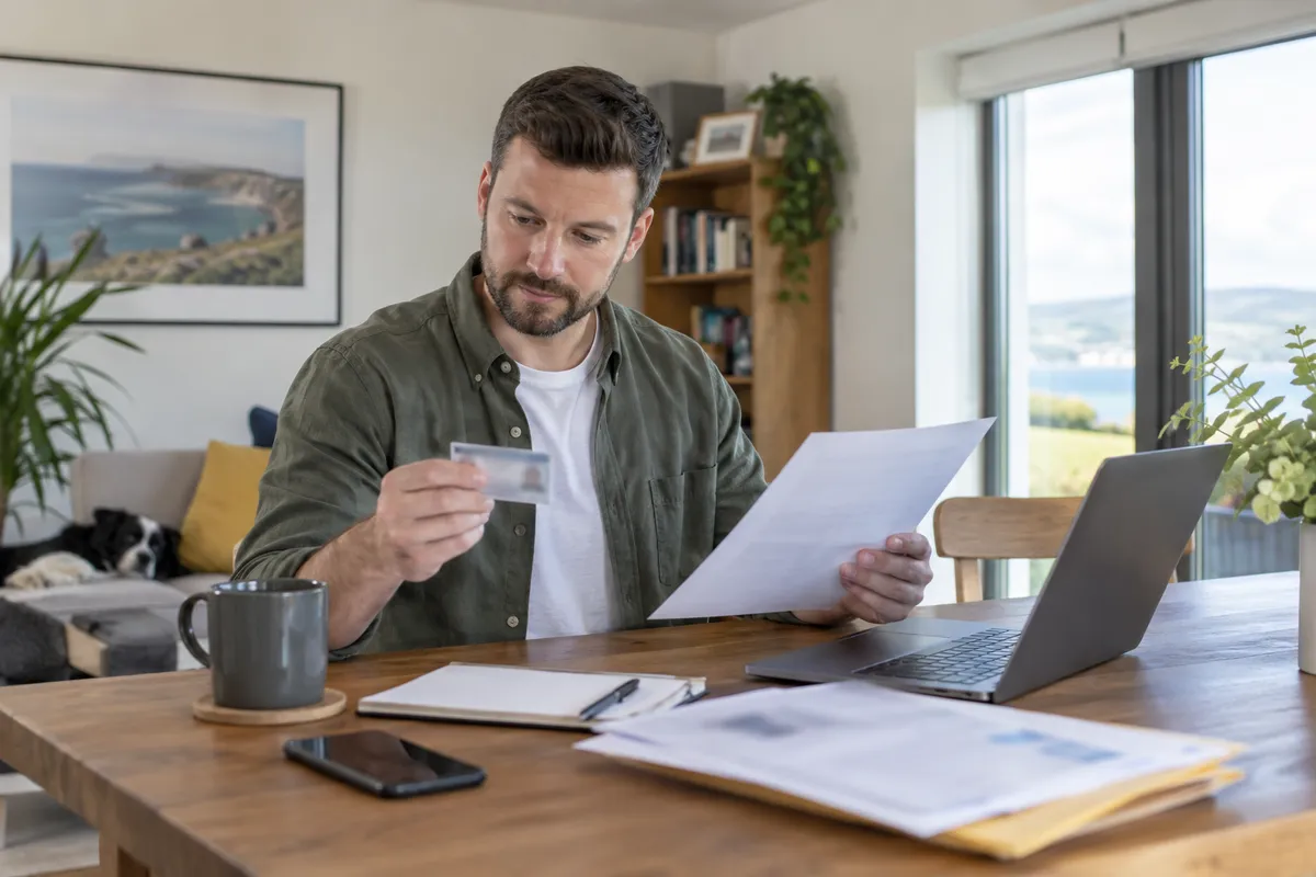 Adult researching tonybet registration ireland in a bright Irish home setting