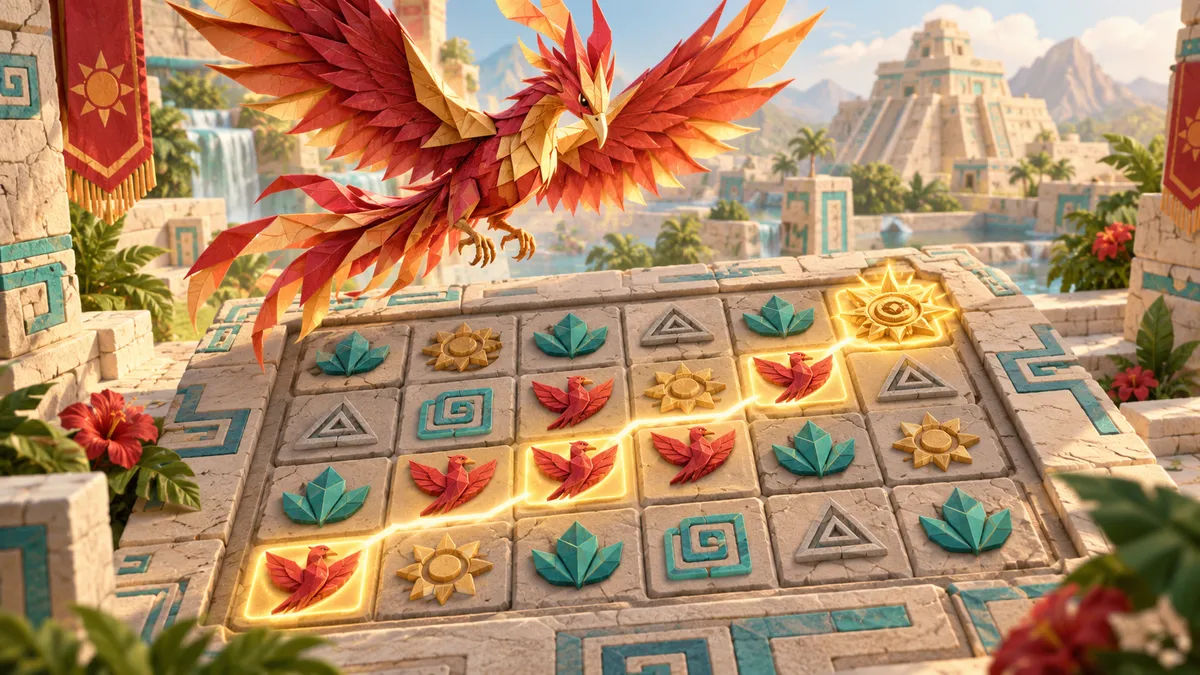 firebird spirit slot mechanic editorial illustration