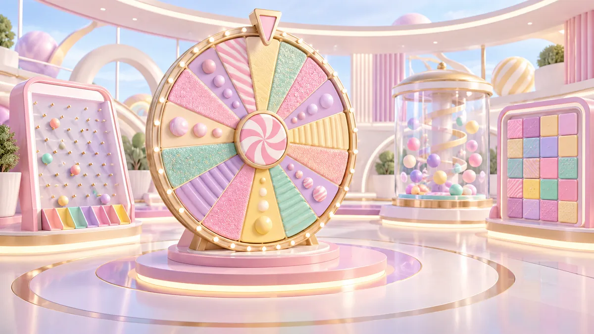 sweet bonanza candyland slot mechanic editorial illustration